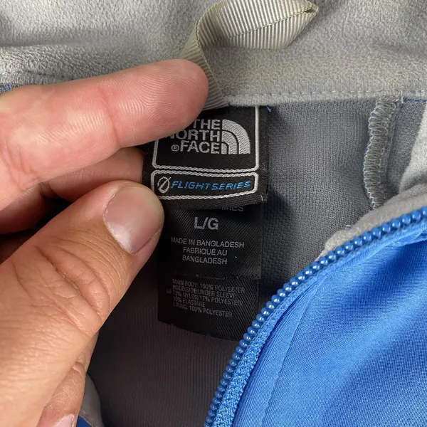 The North Face‎ Jacket Women's Large Blue Flight Series Windstopper Hooded - Image 9
