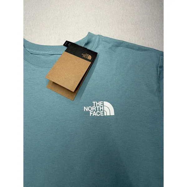 The North Face Women's Short Sleeve Box NSE T-Shirt Blue Size XL NWT - Image 4