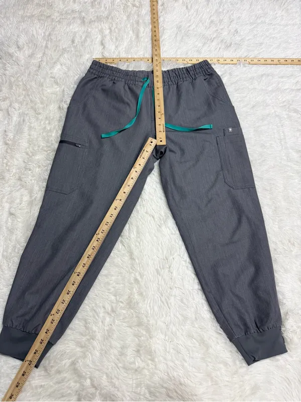 FIGS Uman Jogger Scrub Pants Women’s XL Petite Graphite Technical Collection - Image 4