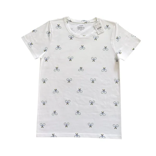J.Crew Tennis Print Tee — Tenniscore Aesthetic - Image 12