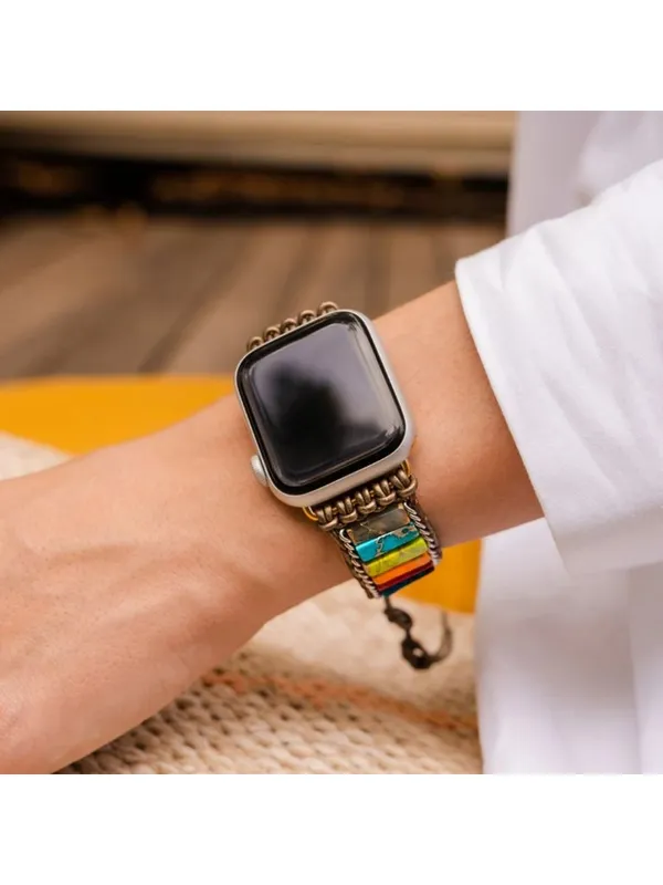 Cape Diablo Genuine Stone Handmade Apple Watch Band NWT - Image 2