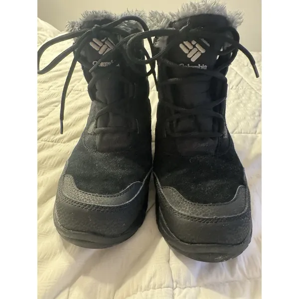 Columbia Women's Ice Maiden Shorty Winter Boots Black Waterproof Techlite Snow - Image 2
