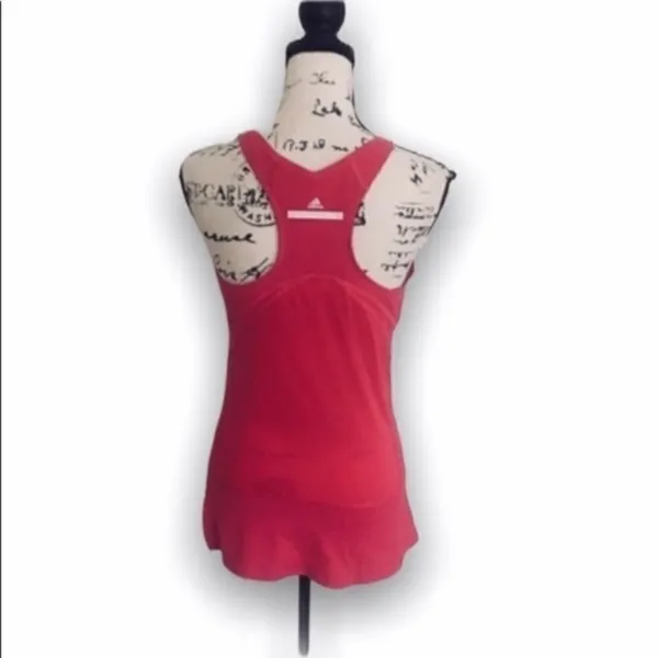 Adidas by Stella McCartney Pink Racerback Tank Top Women’s Size M Built-In Bra A - Image 2