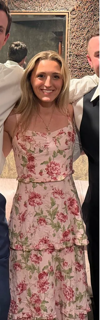 Lady Corset Dress size xs floral pink - Image 3