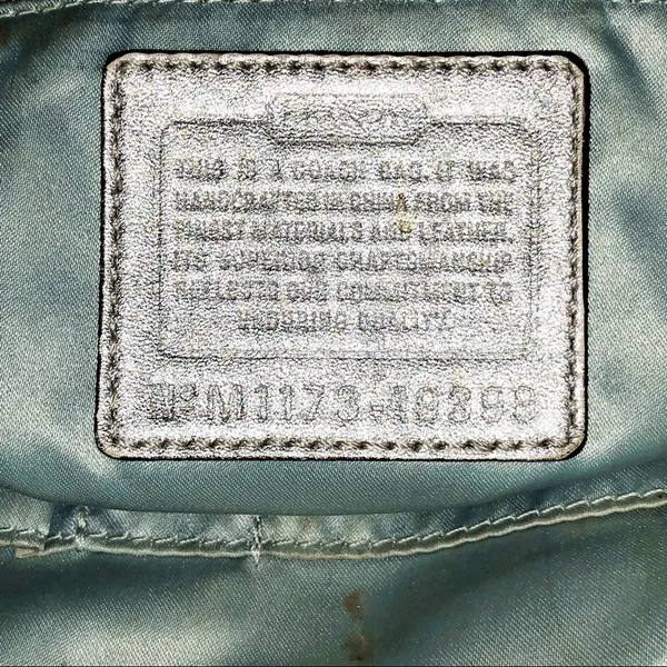 COACH Chelsea Metallic Sparkle Hobo Purse - Image 7