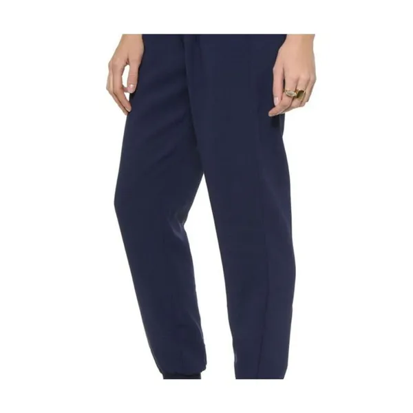 ✨Joie MARINER PANTS Cuffed Leg Crepe Jogger Navy Sz Small Pants✨ - Image 4
