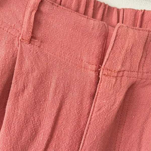 Z Supply Wide Leg Pants in Dusty Rose Pink - Image 10