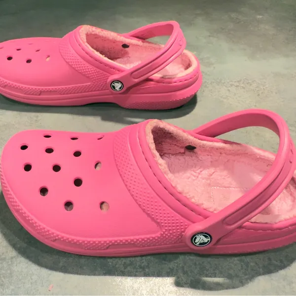Crocs Pink Matching Fleece Lined Women 11 - Image 3