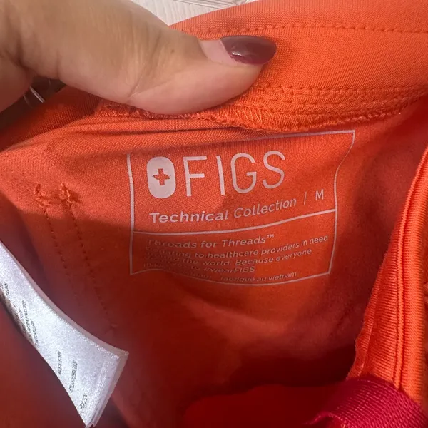 FIGS Women's Size M High Waisted Zamora Yoga Jogger Scrub Sunset Drift Pants - Image 6
