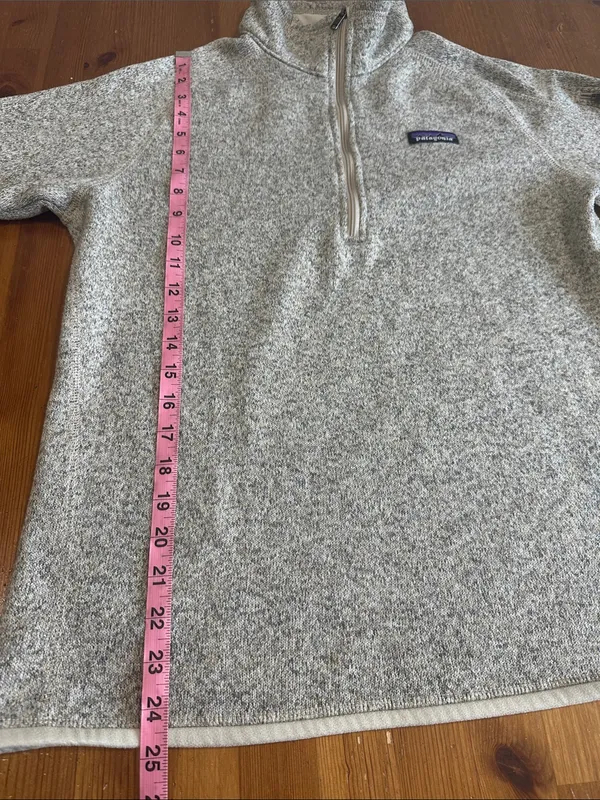 Patagonia Gray 1/4 Zip Better Sweater Pullover - Image 10