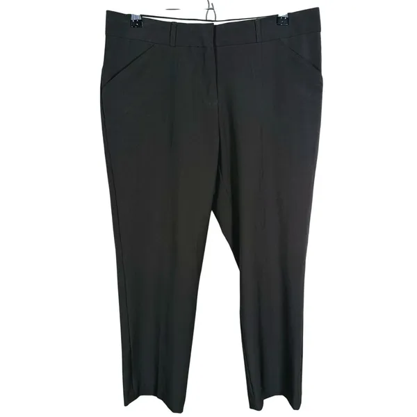 Peter Millar Womens Wicking Golf Pants Size 6 Black Country Club Preppy Sporty - Image 2