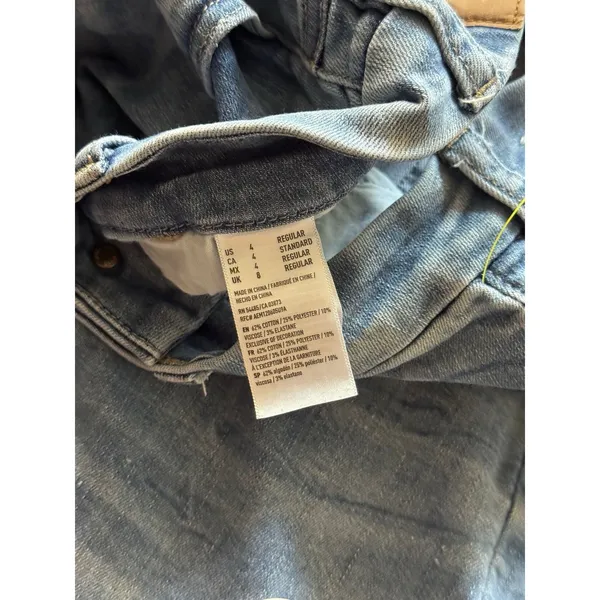 American Eagle‎ Women's Jeans Hi-Rise Next Level Stretch Denim Sz 4 - Image 4