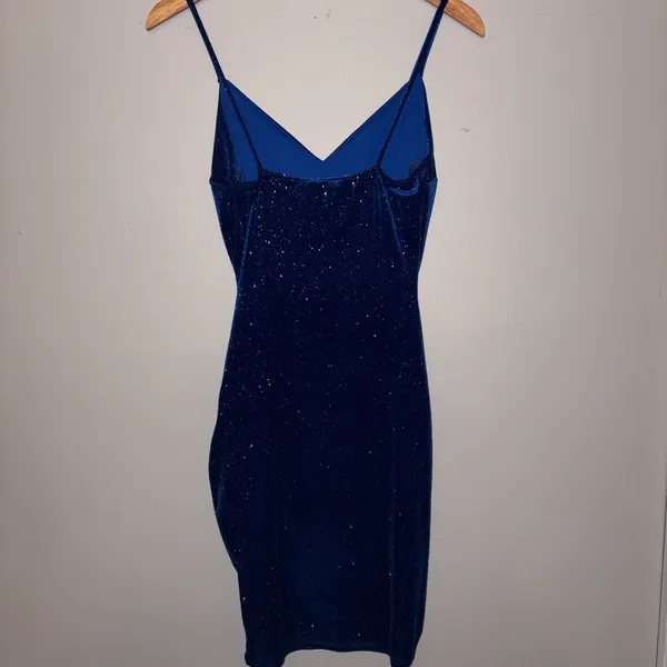 Blue Windsor Mini Dress Sparkly - Image 2