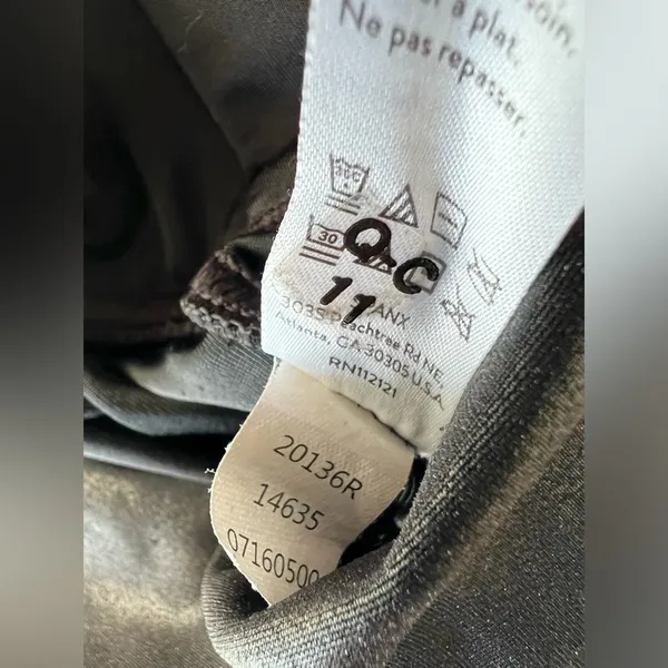 SPANX women Moto Faux Leather Leggings L - Image 6