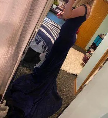 navy blue prom/formal dress - Image 2