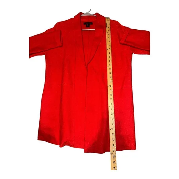 Tahari Womens Red‎ Open Front Cardigan, Small - Image 7