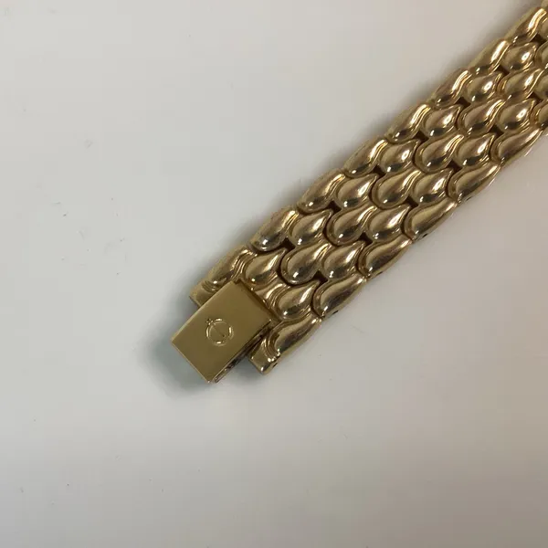 Vintage ELGIN Gold Tone & Rhinestones Bracelet Watch - Image 8