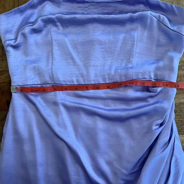 Elliat Casey Ruched‎ Dress Large Lilac Purple Wedding Guest Semi Formal Event - Image 13