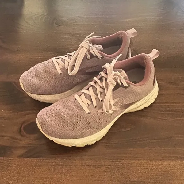 Brooks Revel 4 Women's Running Shoes‎ Knit Sneakers Size 8 Pink Purple Casual - Image 2