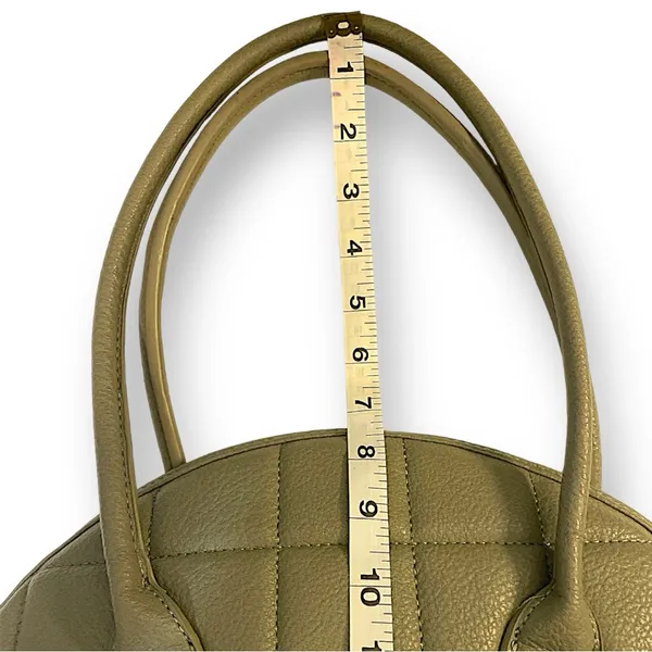 Bowler Style Bag•Bag•Shoulder Bag•Purse•Tote•Olive Green•Vintage Boutique Style - Image 9