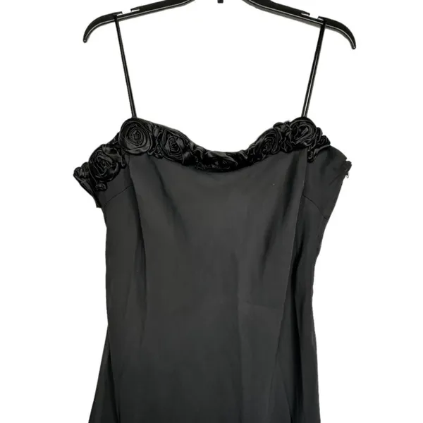Vintage KiKi USA Black Polyester Formal Dress - Image 3