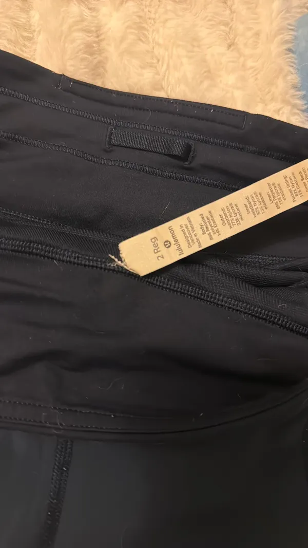 Navy Lululemon Hotty Hot shorts  2.5" - Image 2