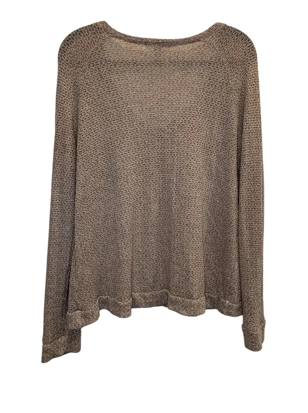Women's American Eagle Outfitters V Neck Soft Knit Pullover Sweater Tan Size M Good Pre-Owned Condition Features Women's American Eagle Outfitters V Neck Soft Knit Pullover Sweater. #softknit #spring #summer - Image 3