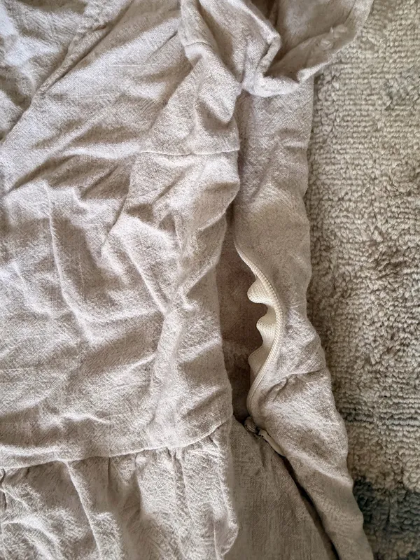 Polly Princess Mini Dress Tan - Image 3