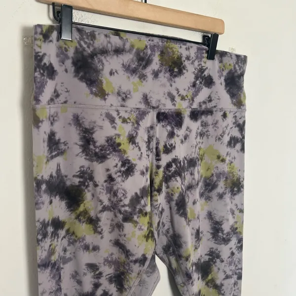 LULULEMON- Align High Rise Pant 28” Radial Tie Dye Mauve Grey Size 16 - Image 3