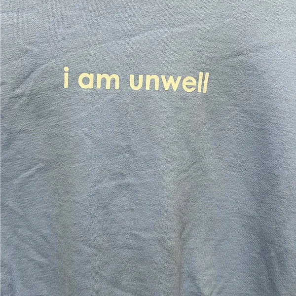 Barstool Chicks Barstool‎ Sports Blue Crop I am Unwell Call Her daddy Hoodie - Image 5