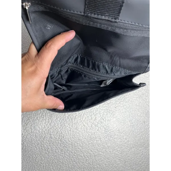 Versace Fragrance Bag Black Silver Make Up With Dust Bag - Image 6