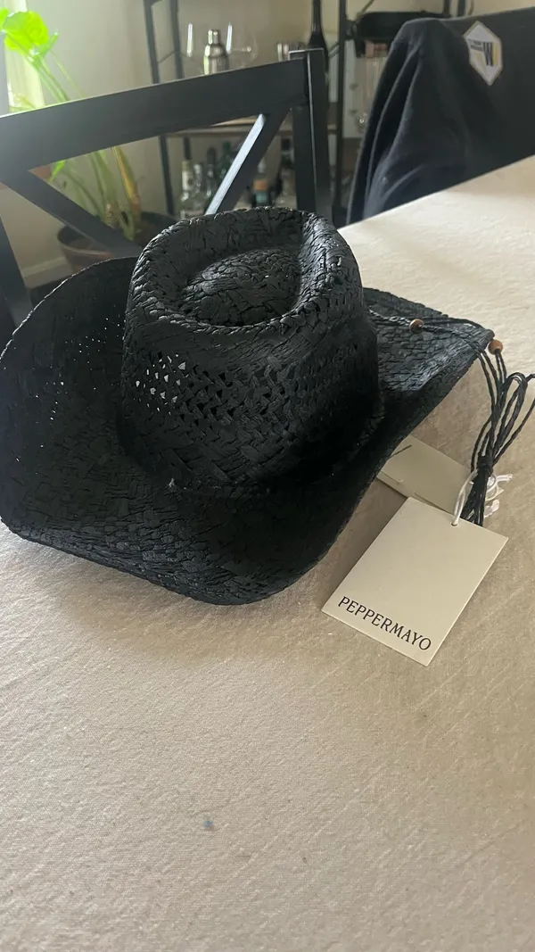 Peppermayo Black Cowgirl Hat - Image 3