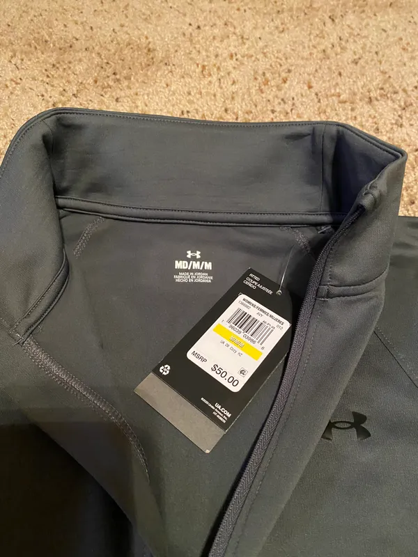 Under Armour Gray Half Zip - Image 3