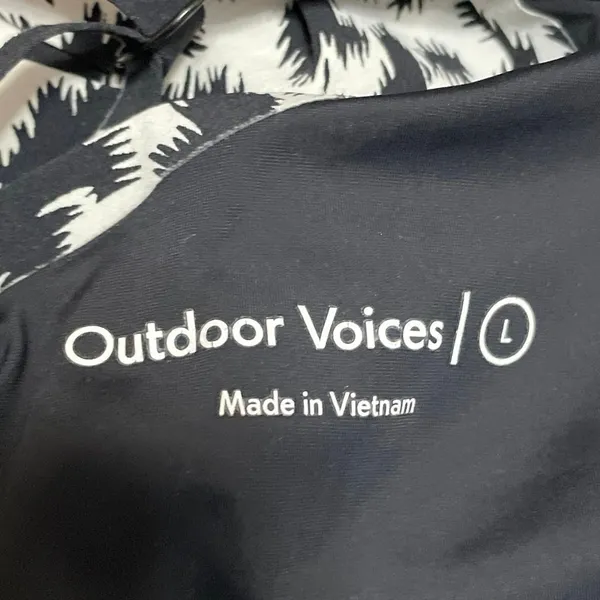 Outdoor Voices The Exercise Black White Built in Short Tennis Golf Dress Size L - Image 6