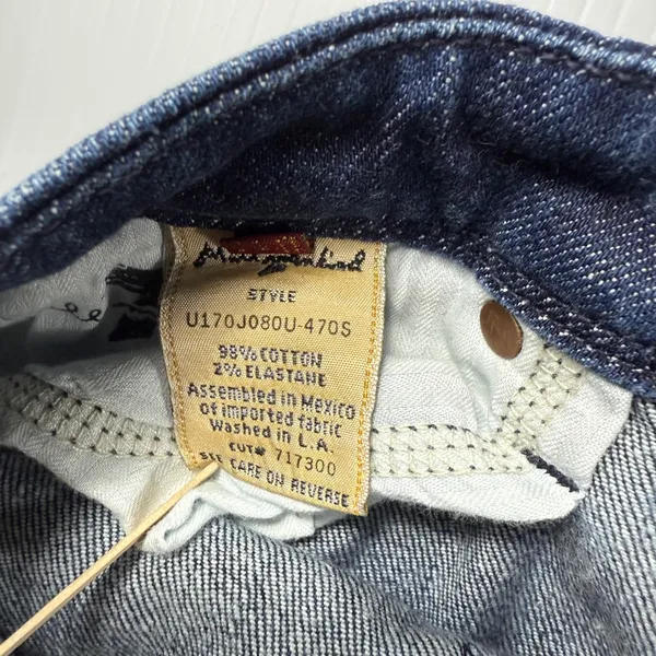 7 For All Mankind Embellished Bootcut Jeans Dark Wash Denim Womens Size 26‎ - Image 6