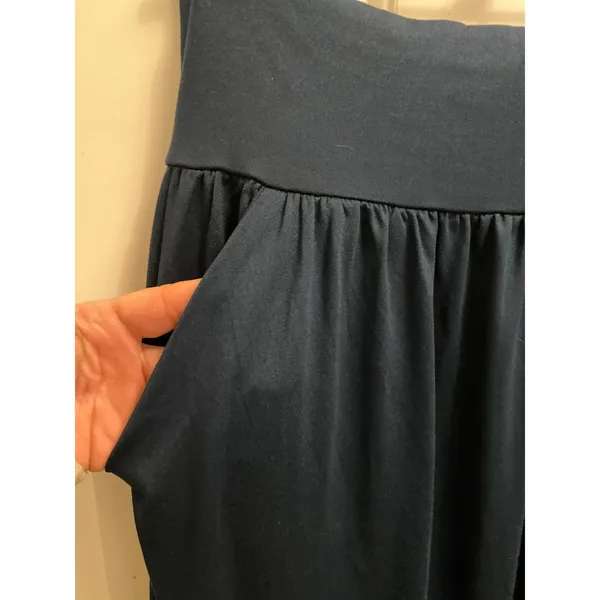 Brand New Halara Women's Size Large Oxford Blue High Waisted Pants Wide Leg - Image 2