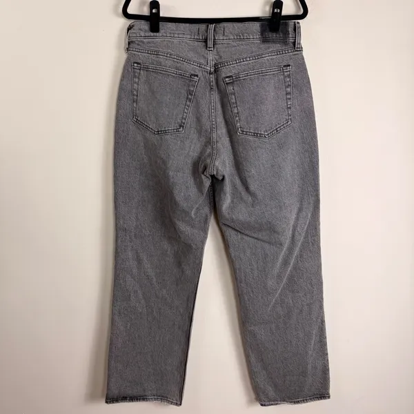 Abercrombie‎ & Fitch The Baggy Low Rise Curve Love Grey Jeans 29/8 Regular - Image 2