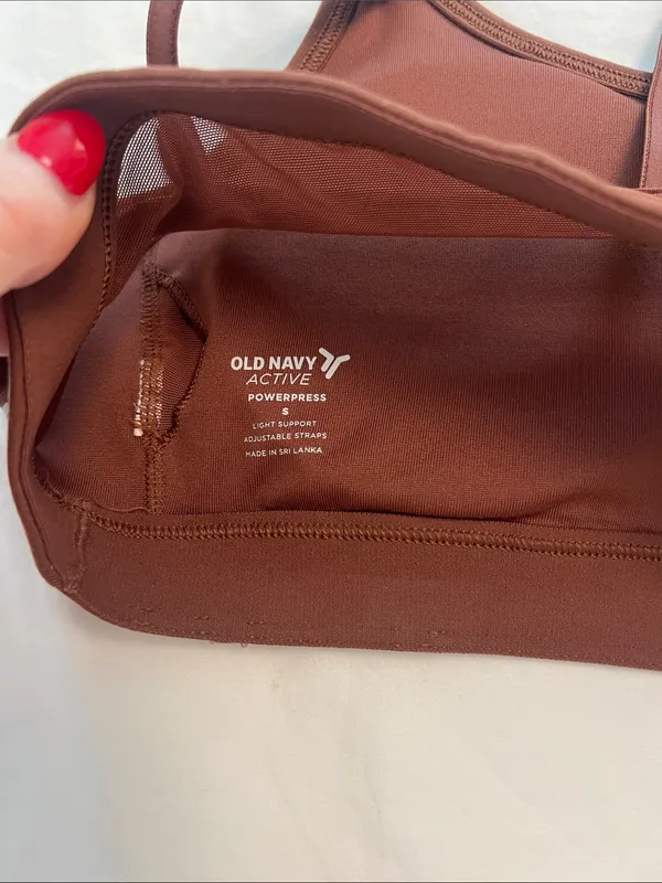 Old Navy Brown Adjustable-Strap Bralette - Image 6