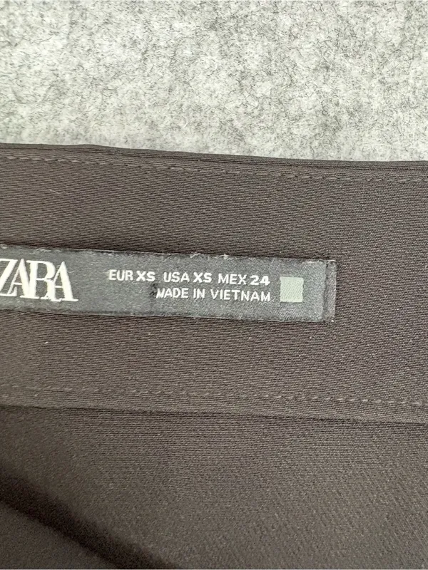 Zara Black pleated mini skirt XS - Image 6