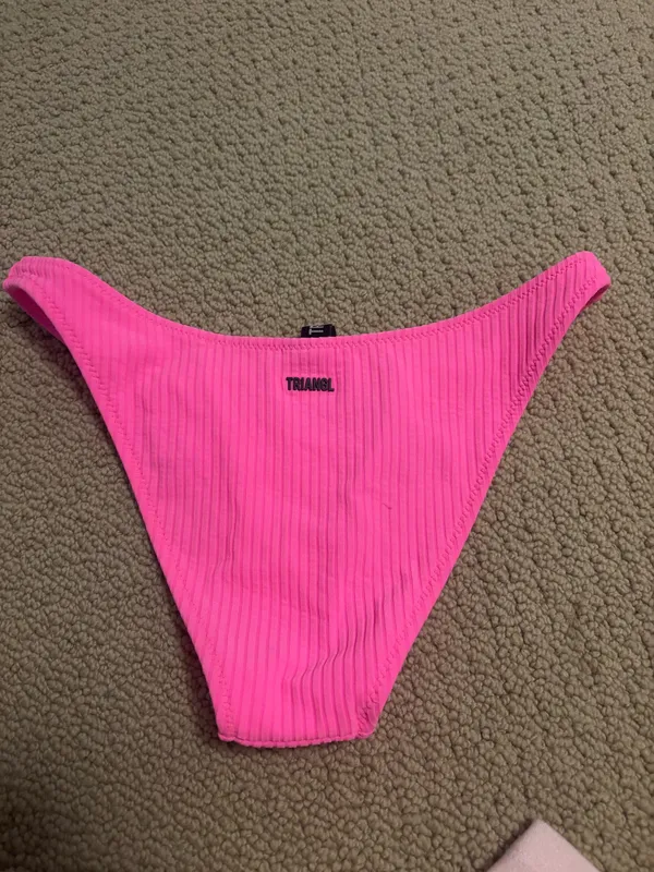 Hot Pink Triangl Bikini Two-Piece - Image 4