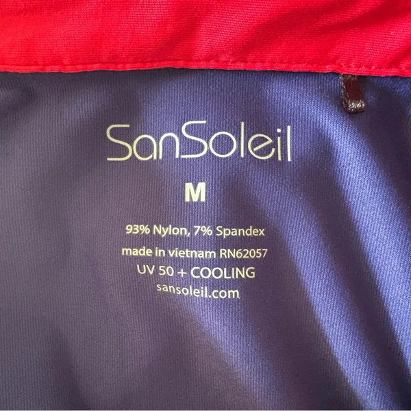SANSOLEIL Navy Blue Sleeveless Golf Tennis Dress - Image 7