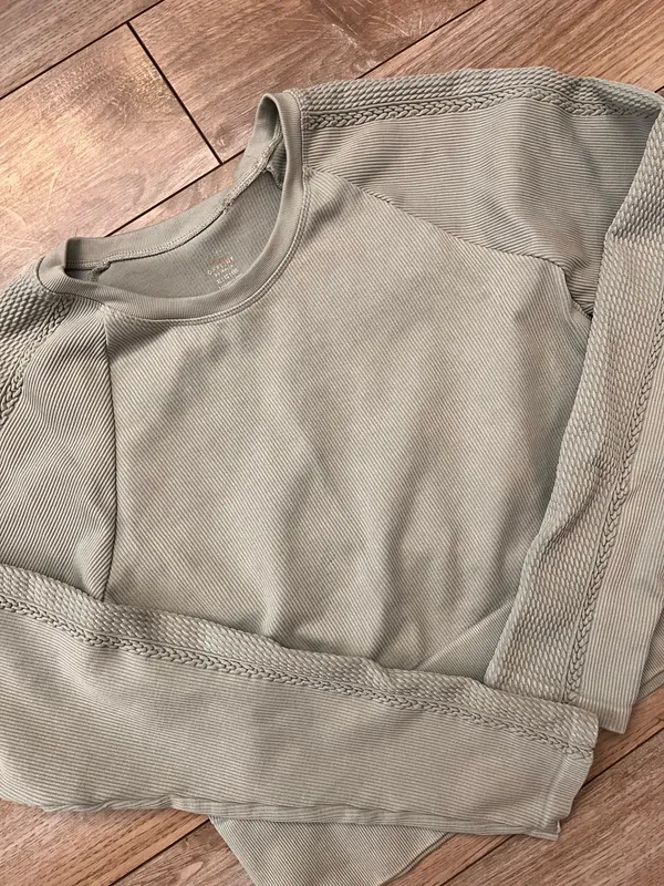 Offline by aerie ribbed athletic top cropped  - Image 4