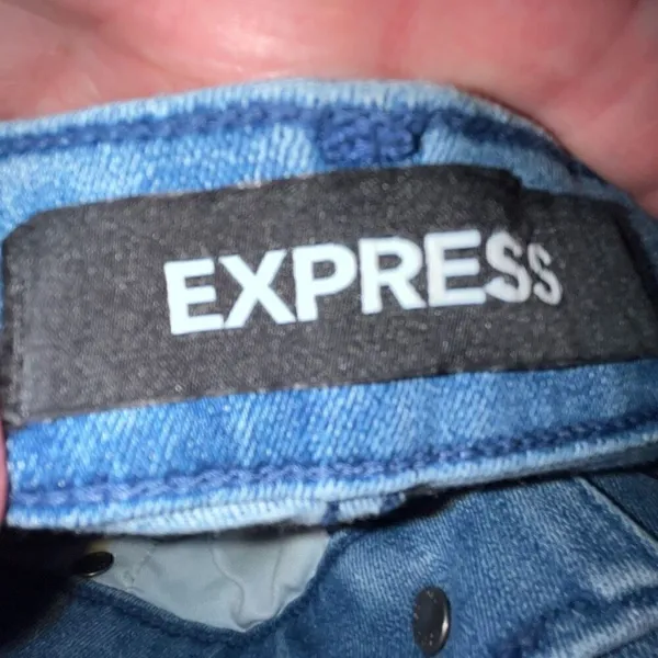 Express stretch‎ cropped wide leg high-rise jeans 8 - Image 5