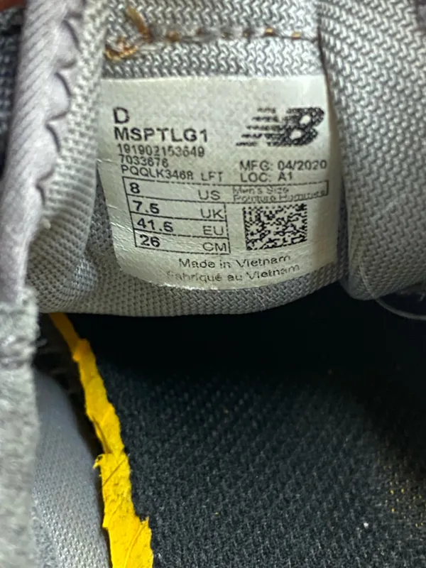 New Balance Fresh Foam Sports YPSPTLG Gray Running Shoes Sneakers Women Size 8 - Image 7