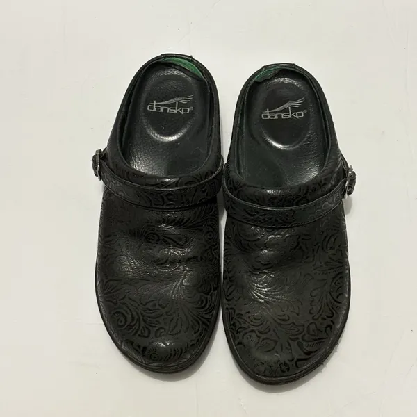 Dansko Allison Slip Resistant Mules Clogs Shoes Womens Size 8.5-9 US 39 EU Black - Image 5