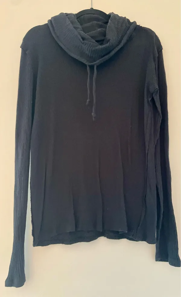 Free People Black Long Sleeve Top Medium Women’s - Image 6