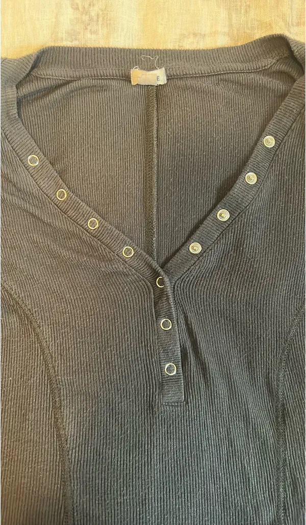 Garage Grey Henley - Image 3