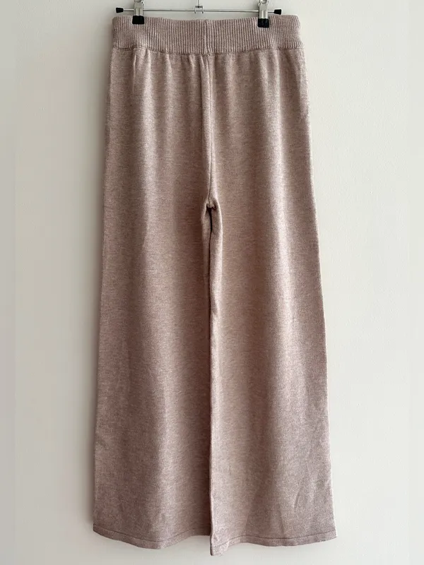 Amazon Women’s Matching Mockneck Sweater and Wide Leg Pants Set, Blush, Medium - Image 13