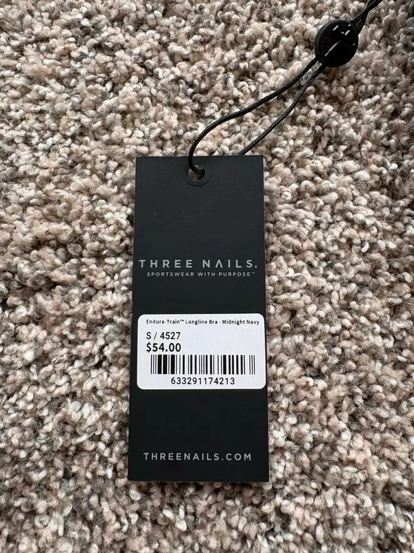 three nails sportswear tank top Blue - Image 3