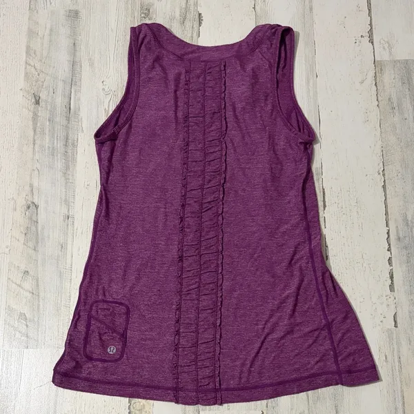 lululemon athletica Purple Tank Top Size 10 - Image 2